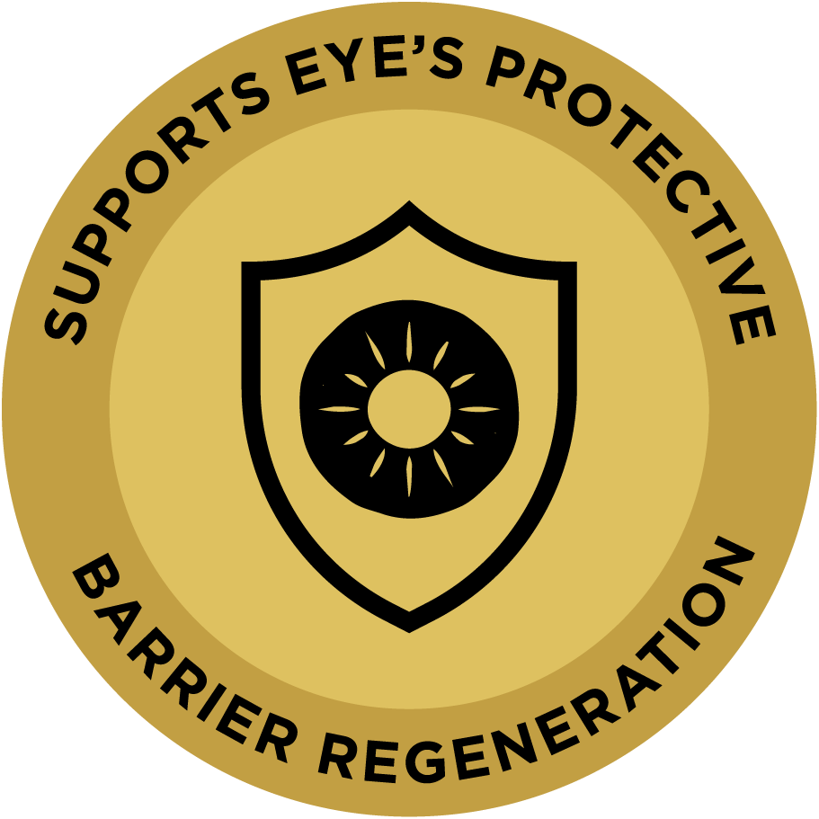 Supports the regeneration of the protective barrier of the eye when dry
